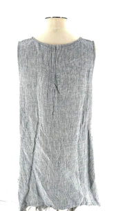 Womens Size 6  Foil Loves Linen Top Handcrafted Linen Tunic New With Tags - TheRealThreads